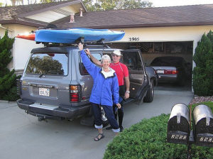 Pungo on roof rack